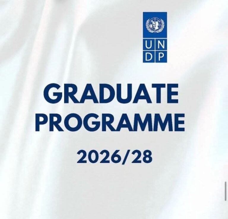 Apply to the UNDP Graduate Programme 2026/28