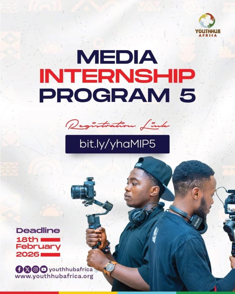 OFFICIAL CALL FOR APPLICATIONS MEDIA INTERNSHIP PROGRAM MIP 2026