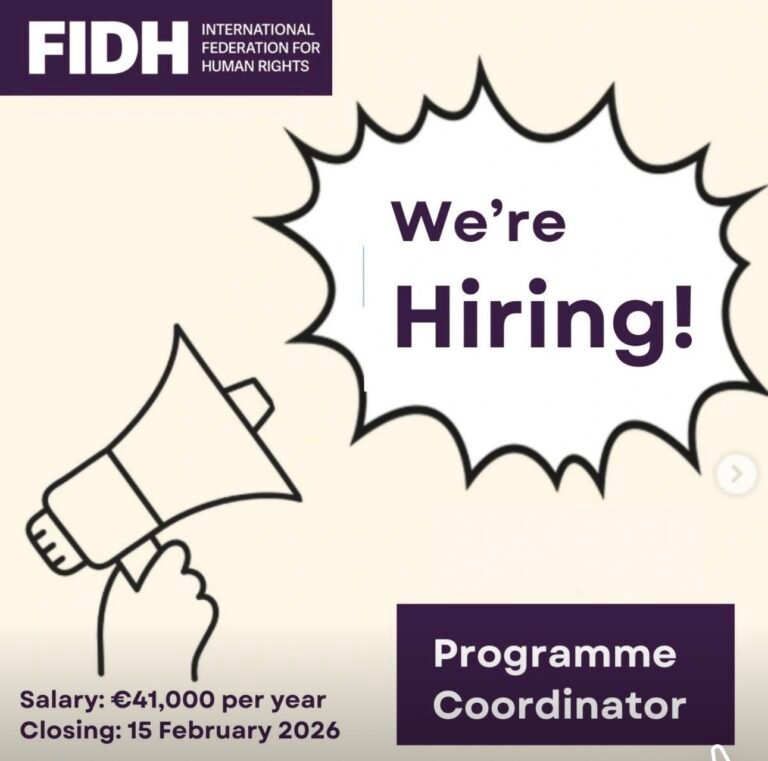 Apply to Remote Job with FIDH
