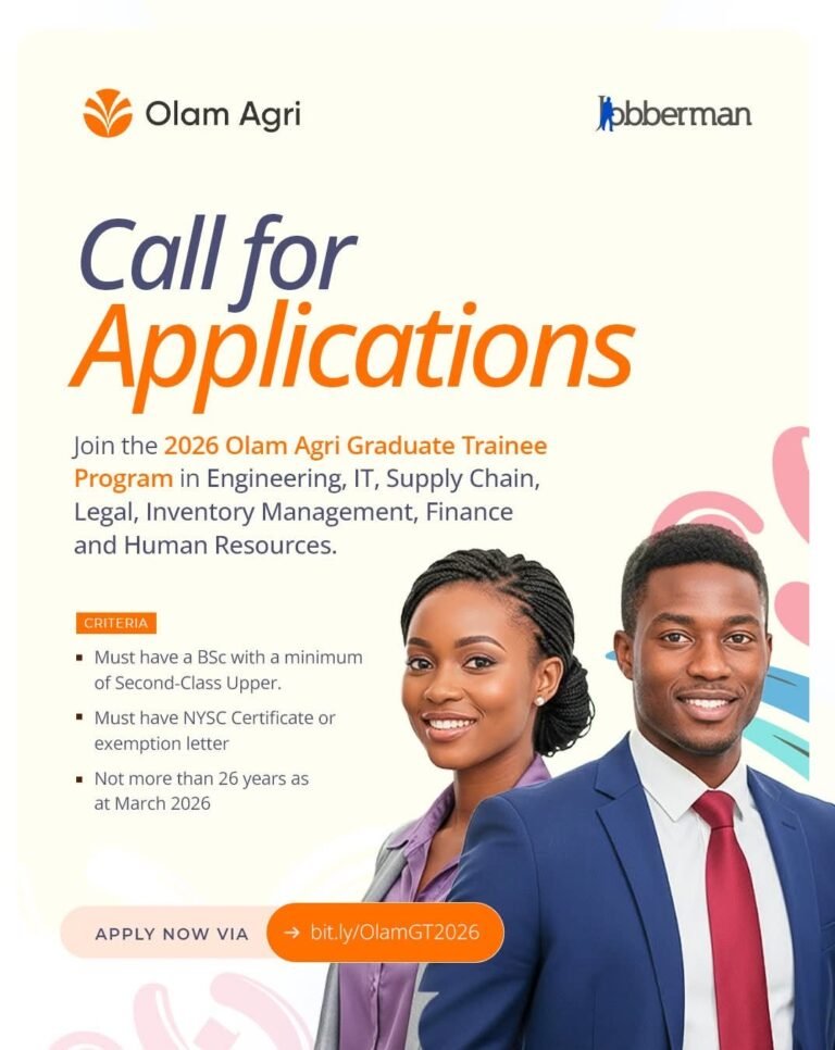 Olam AgriGraduate Trainee Program