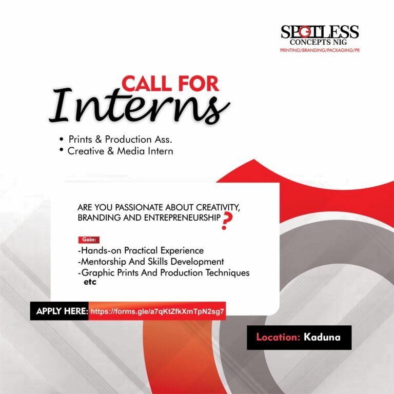 SPGILESS Concepts Nigeria Internship