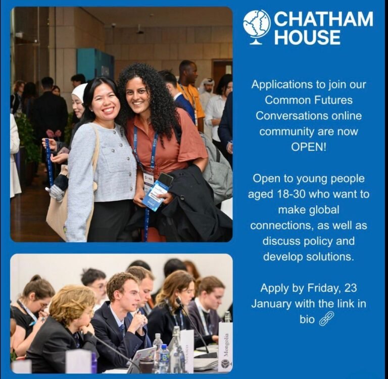 Apply to the Chatham House Fellowship