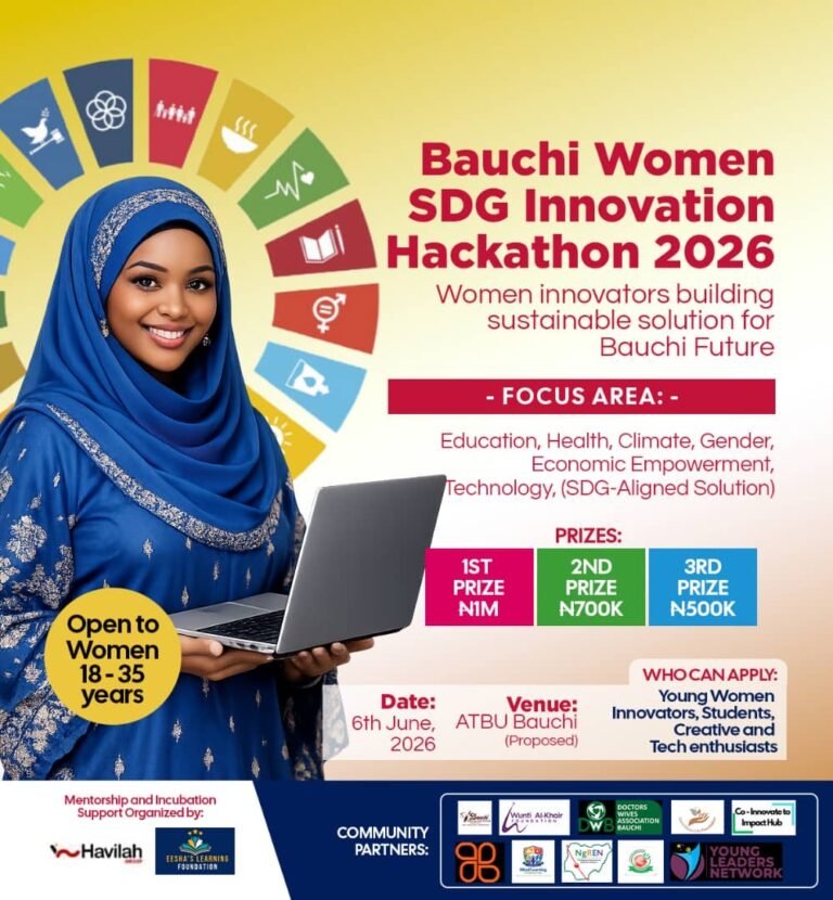 Apply to The Bauchi Women SDG Innovation Hackathon 2026