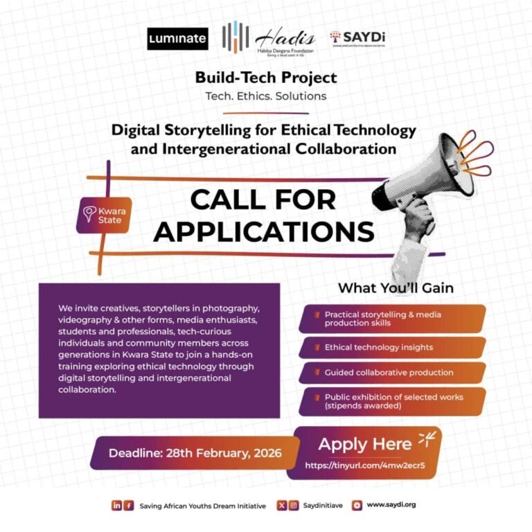 Call for Applications  Digital Storytelling for Ethical Technology and Intergenerational Collaboration