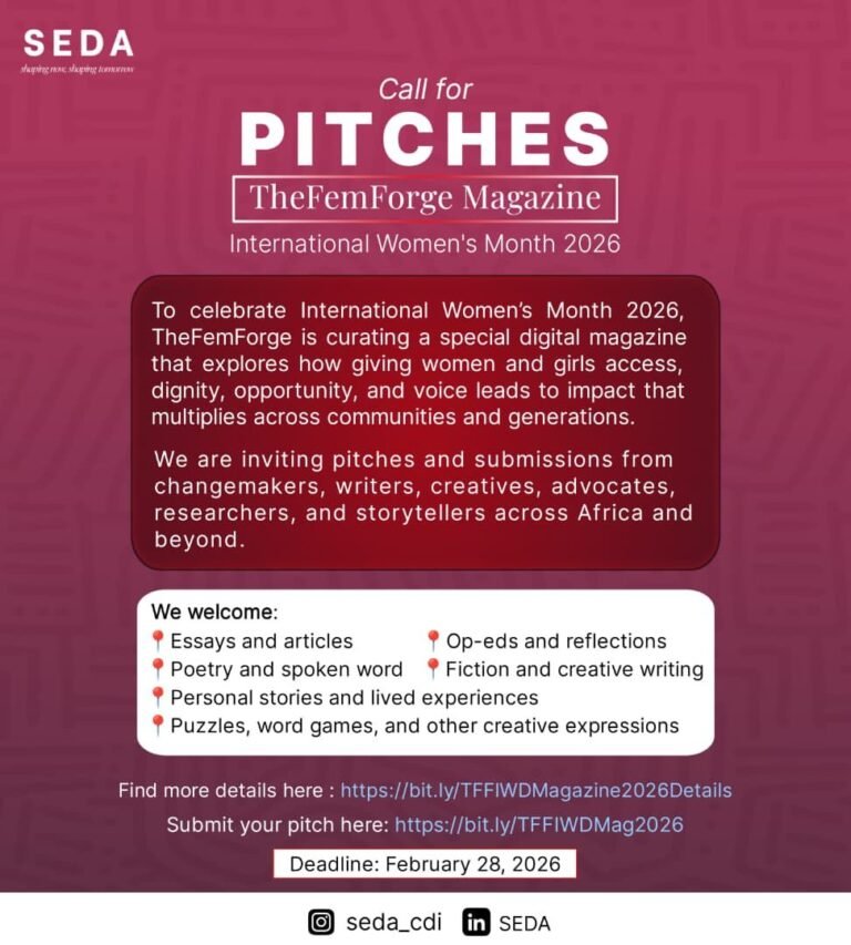 CALL FOR PITCHES  International Women’s Day 2026 Magazine