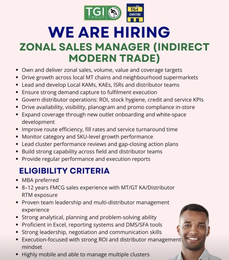 Vacancies at TGI Group