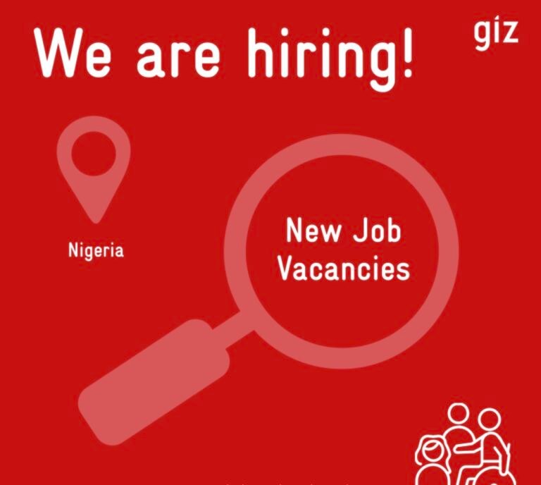 JOB VACANCY GIZ Nigeria – EU VACE TARED Project in Abuja