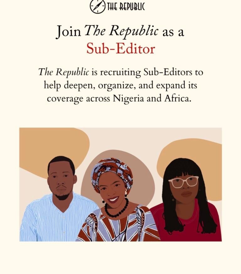 Call for Applications: Sub-Editors at The Republic