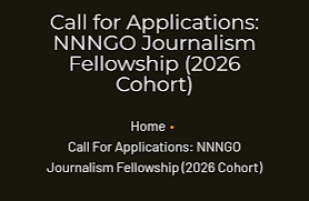 Nigeria Network of NGOs — Journalism Fellowship 2026 (Professional Call for Applications)