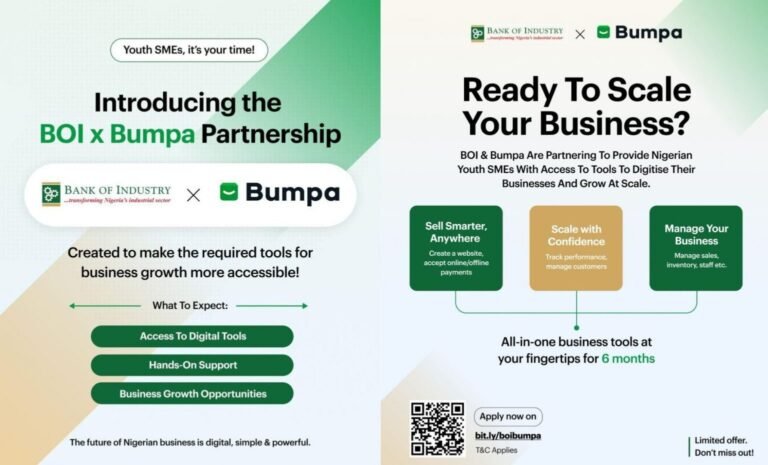 Call for Applications: BOI x Bumpa – Free 6-Month Digital Business Tools for Young Entrepreneurs