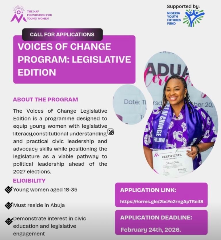 Apply to the The Voices of Change Legislative Edition