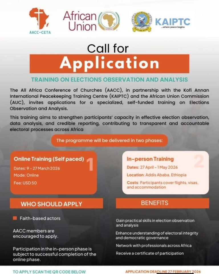 Call for Applications for Elections Observation and Analysis Training Programme