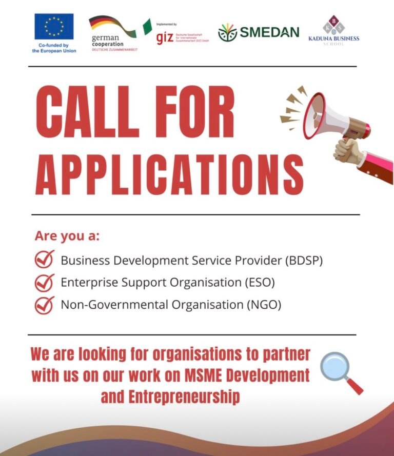 Call for Applications BDSPs ESOs and NGOs