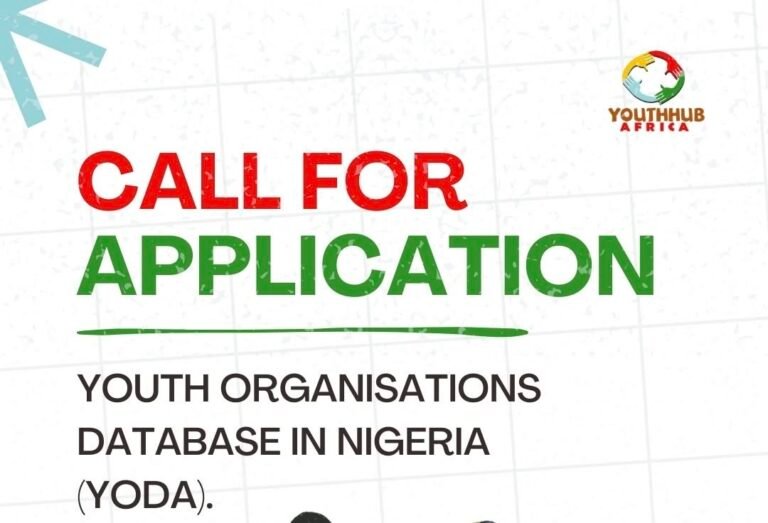 Call for Applications: Youth Organisation Database (YODA)