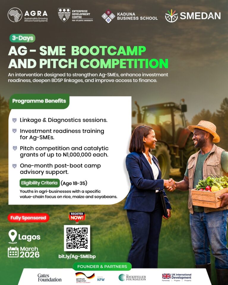 AG-SME Bootcamp and Pitch Competition
