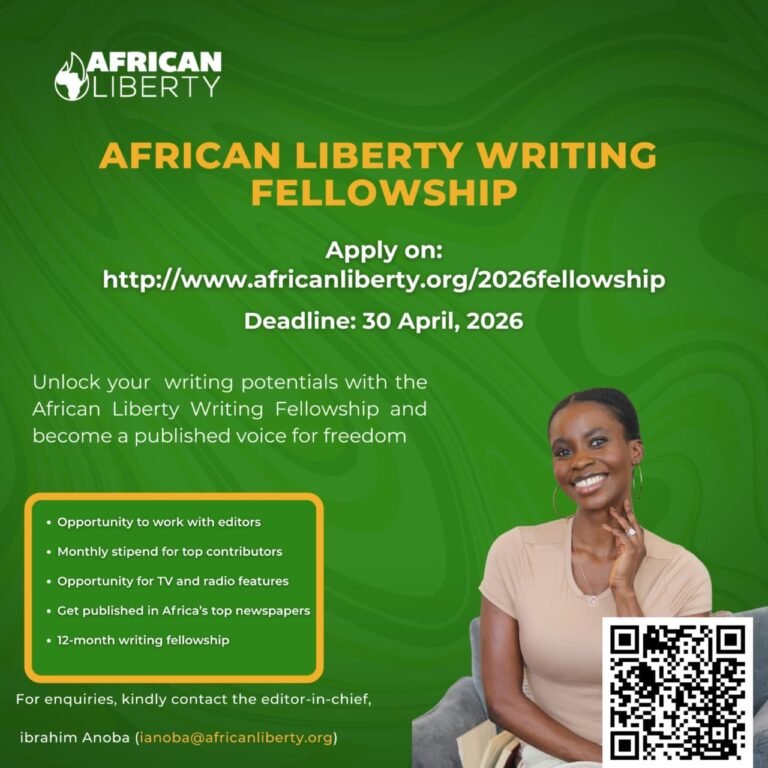 African Liberty Writing Fellowship 2026