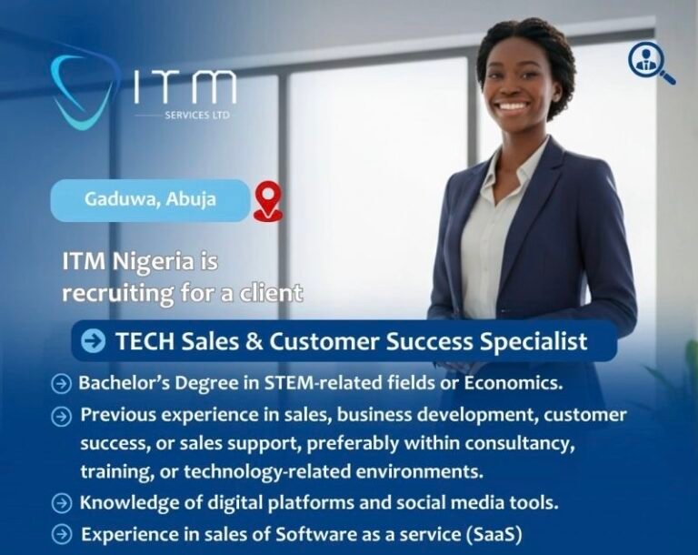 Apply Tech Sales and Customer Success Specialist