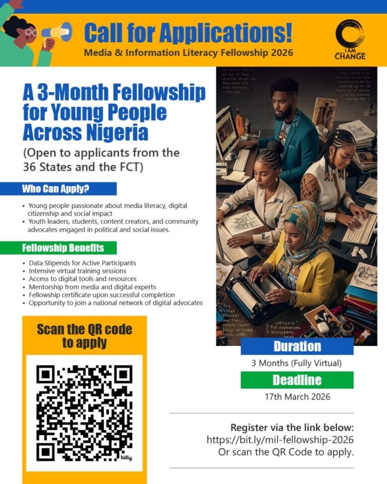Call for Applications: 2026 Media and Literacy Fellowship – Cohort 2