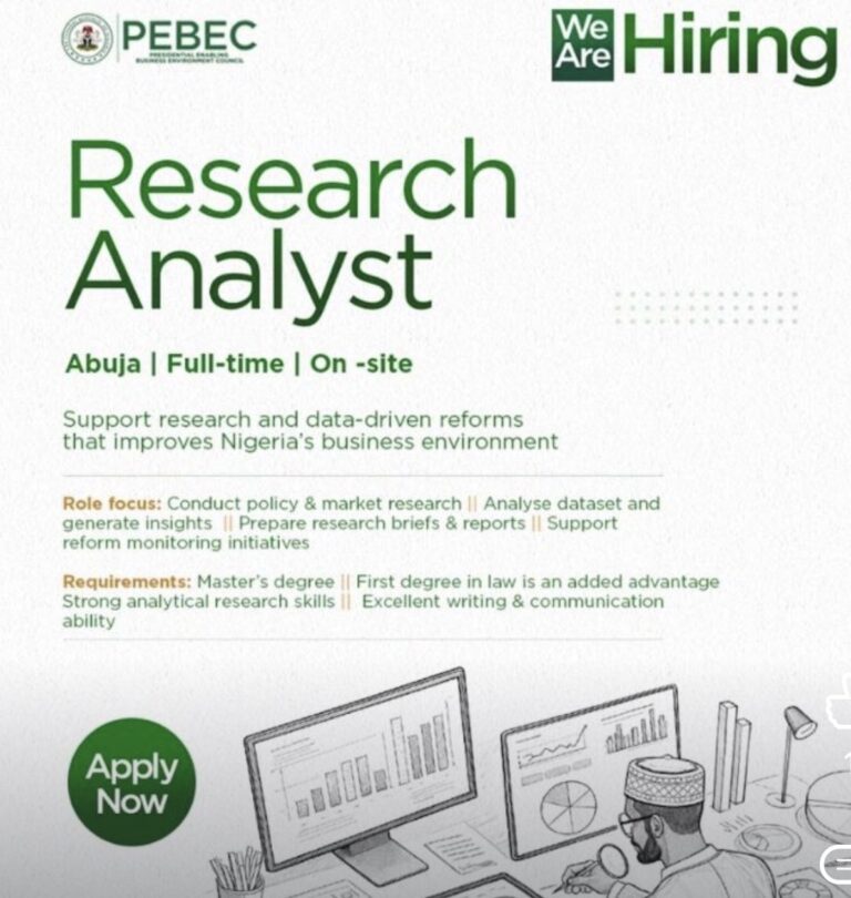 Vacancies at PEBEC