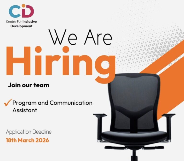 Vacancies at Center for Inclusive Development