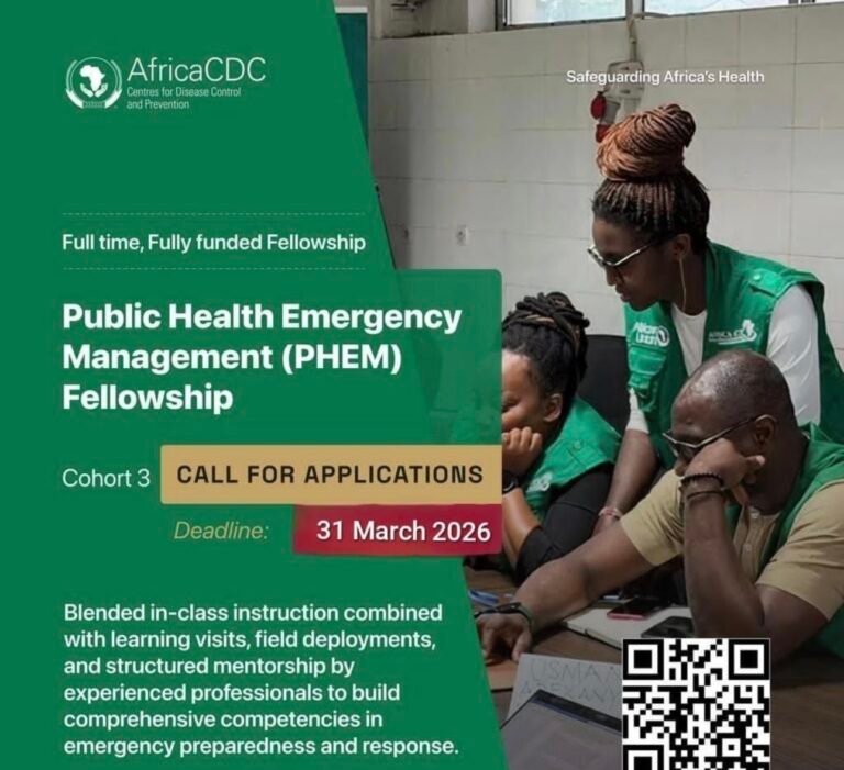 Africa CDC Public Health Emergency Management Fellowship – Cohort 3