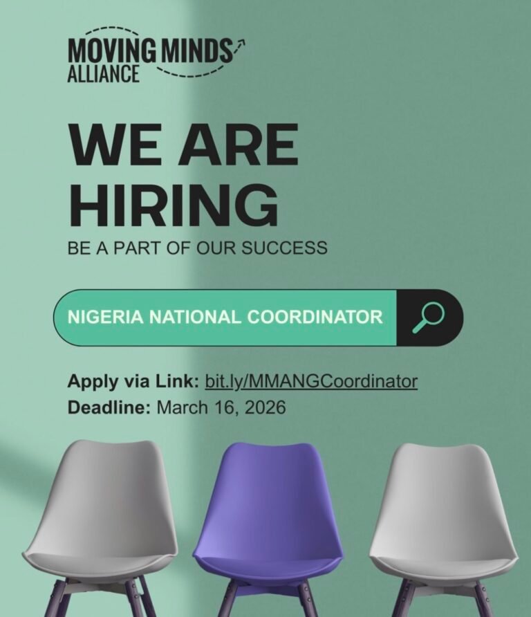 Vacancies at Moving Minds Alliance
