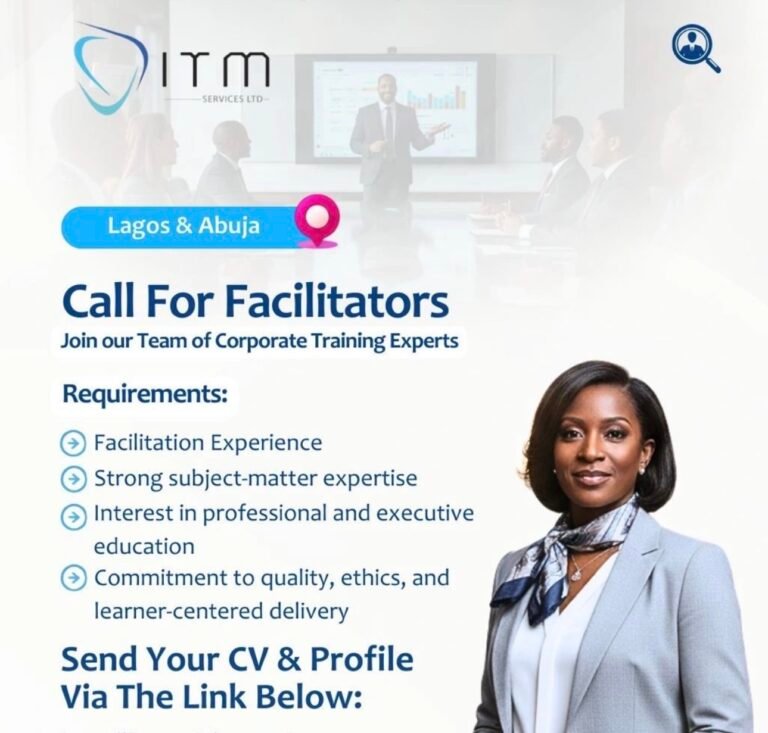 Training facilitation with ITM Services LTD