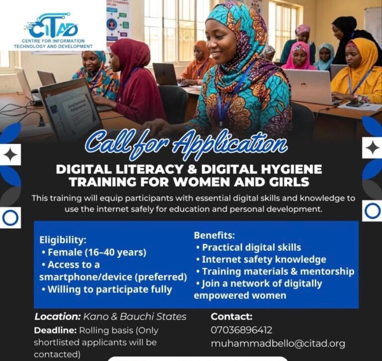 Centre for Information Technology and Development Digital training