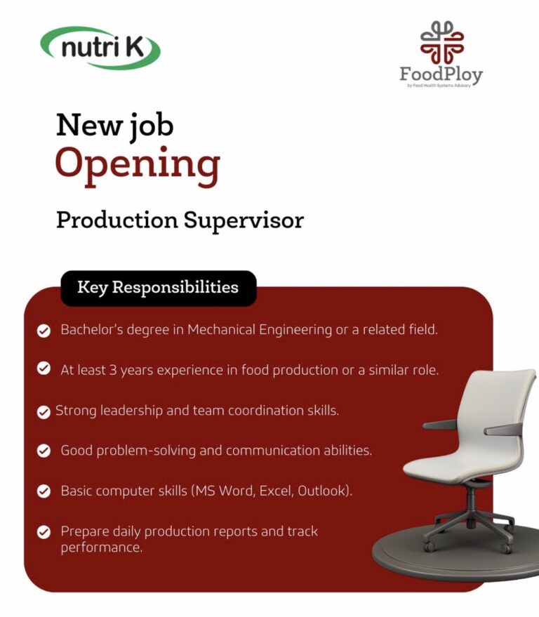 Nutri K Limited is hiring in Kano
