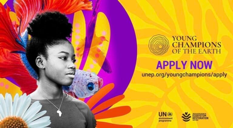 Apply to Young Champions of the Earth initiative
