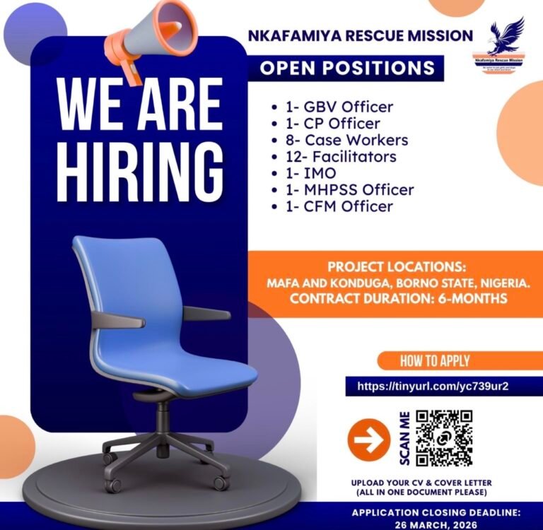 Nkafamiya Rescue Mission – Now Recruiting