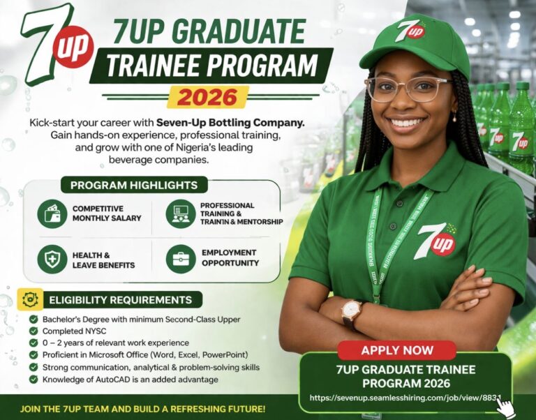 Seven Up Bottling Company Graduate Trainee Program