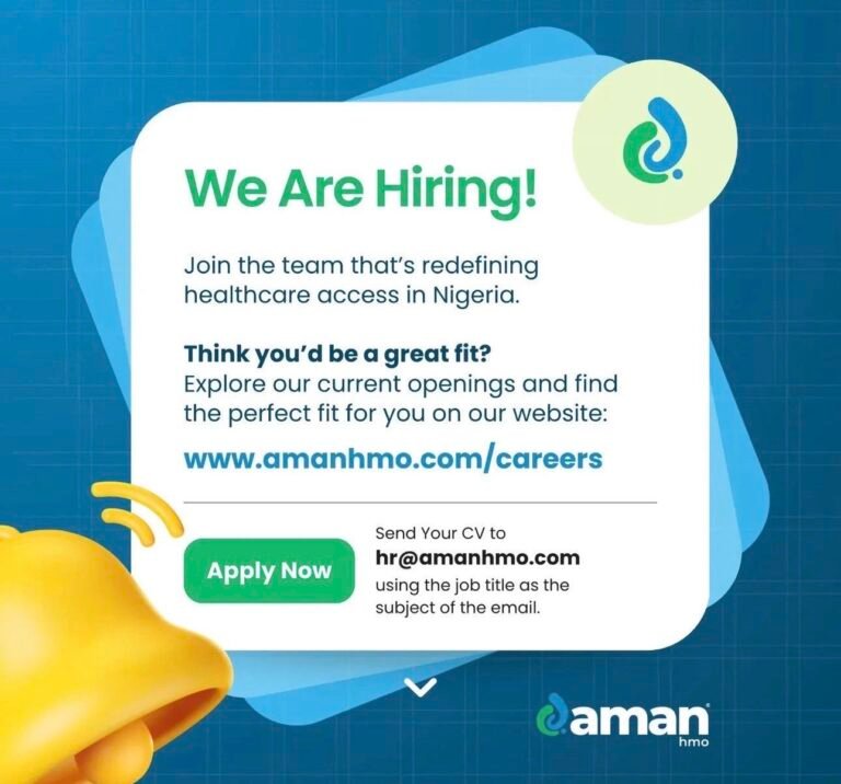 Vacancies at Aman HMO