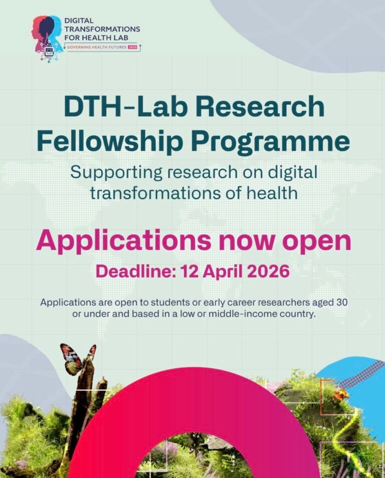 DTH Lab Research Fellowship Programme 2026