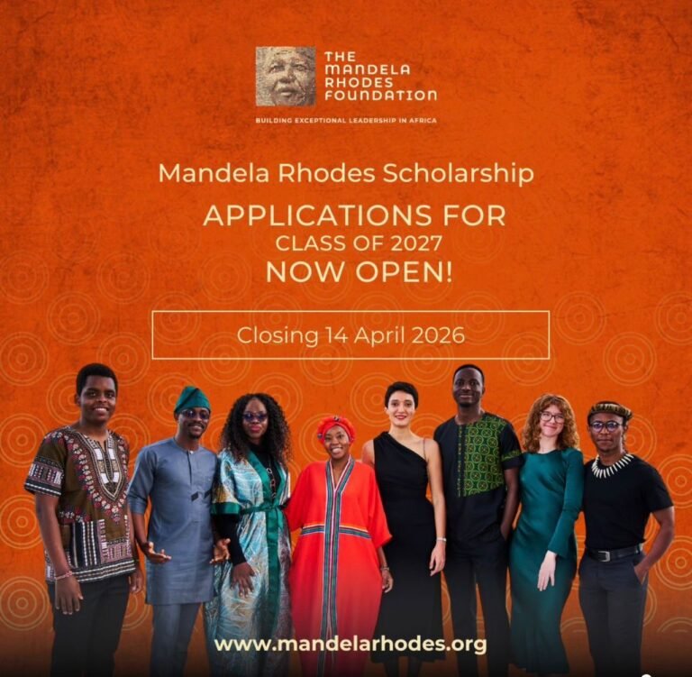 Mandela Rhodes Scholarship 2026