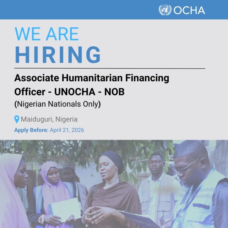 Vacancies at United Nations Office for the Coordination of Humanitarian Affairs