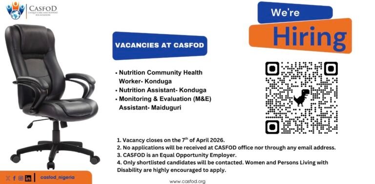 CASFOD – Job Opportunities