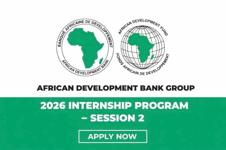 African Development Bank Internship Program 2026 – Session 2 (Paid Opportunity)