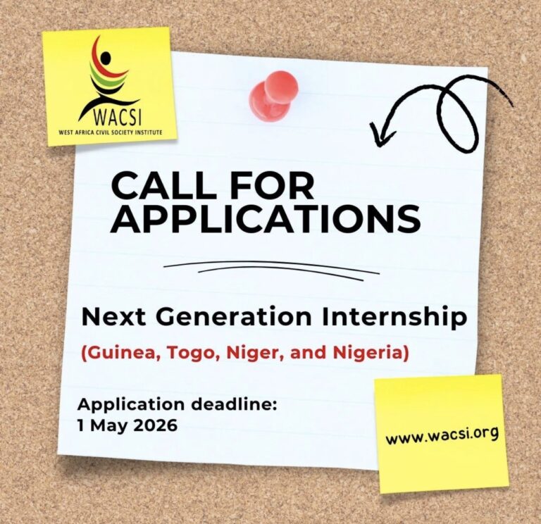 Apply to WACSI Next Generation Internship Programme (NGIP) 2026