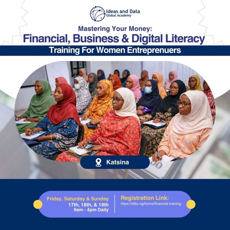 Call for Applications: 3-Day Financial Literacy Workshop for Young Women Entrepreneurs