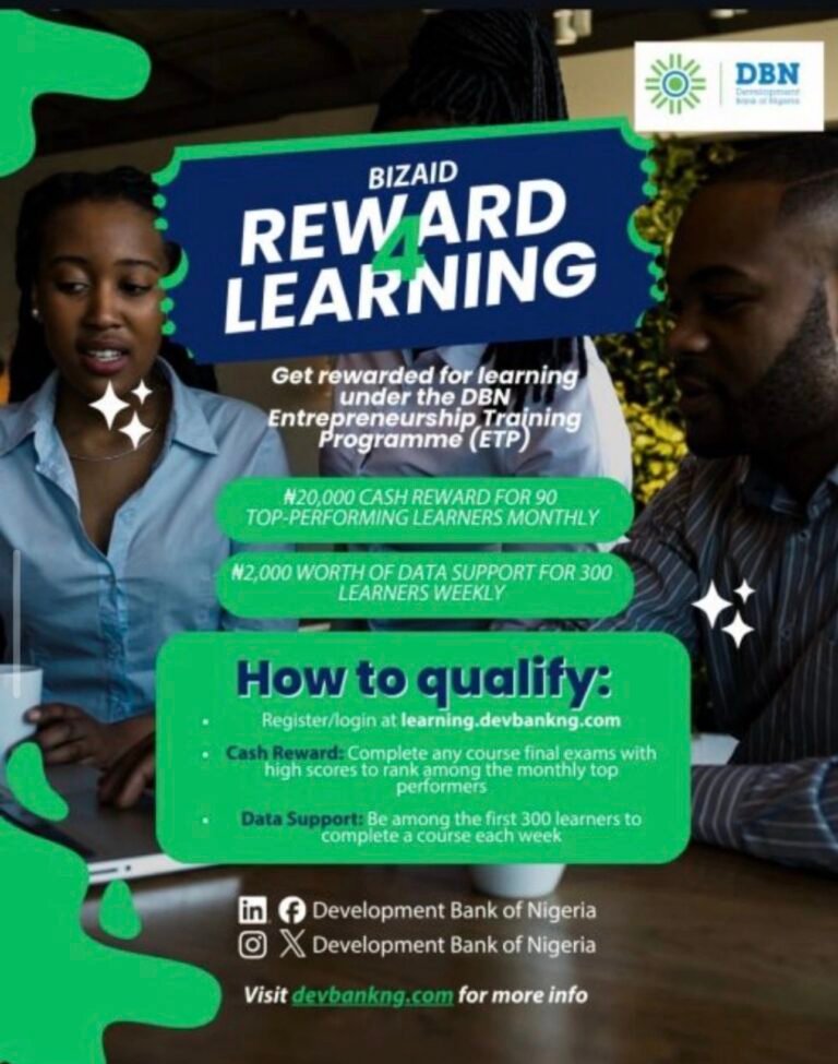 DBN BizAid Reward4Learning Programme