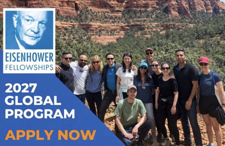 Eisenhower Fellowships 2027 Global Program (Fully Funded – USA)