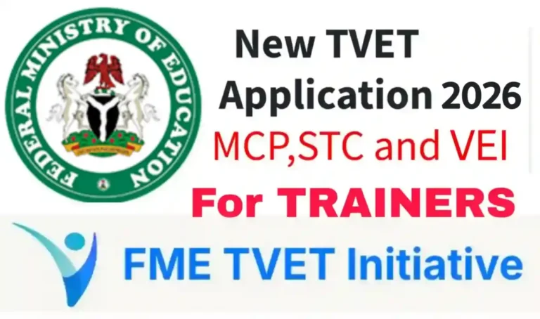 Apply to FG TVET Training Centre 2026