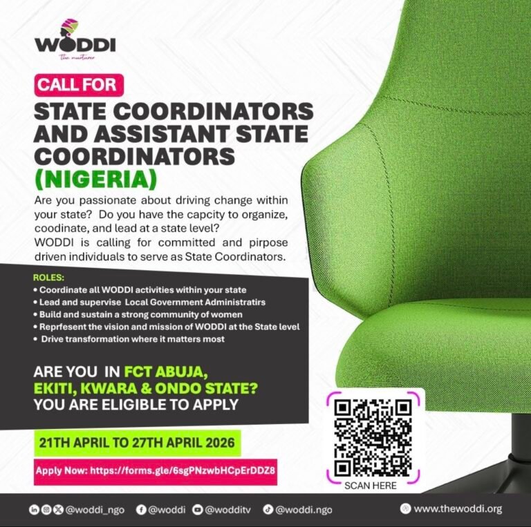 Call for State Coordinators & Assistant State Coordinators