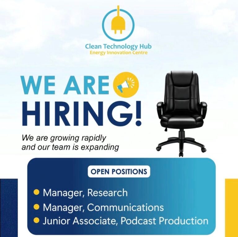 Clean Technology Hub are Hiring