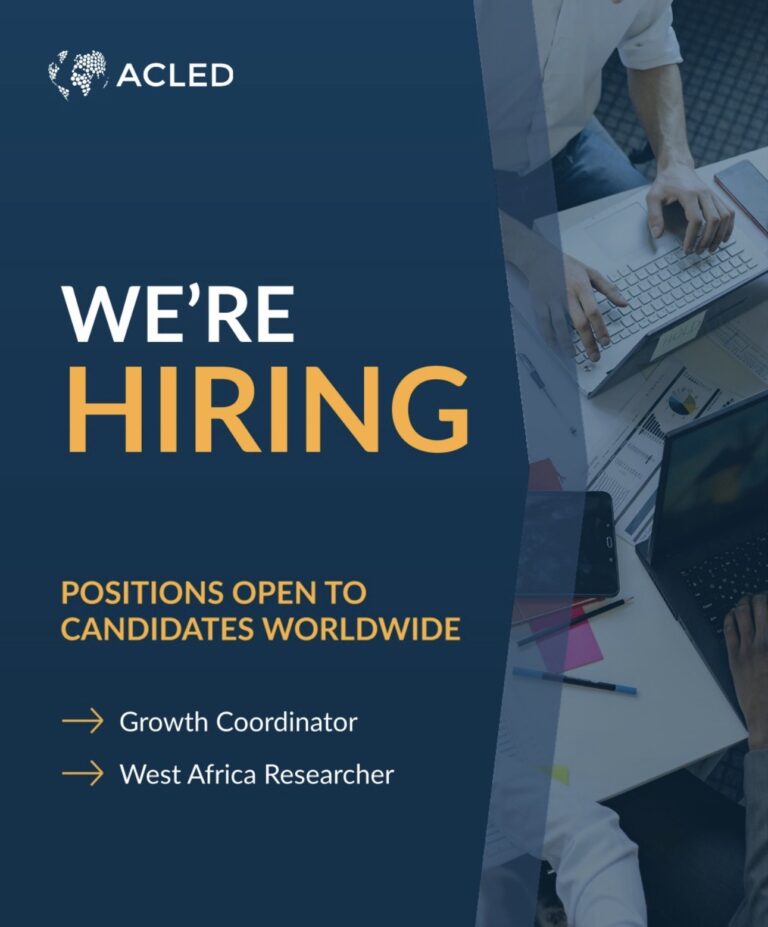 Career Opportunities at ACLED