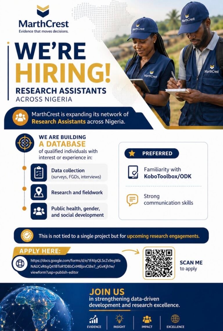 Job opportunity with MarthCrest