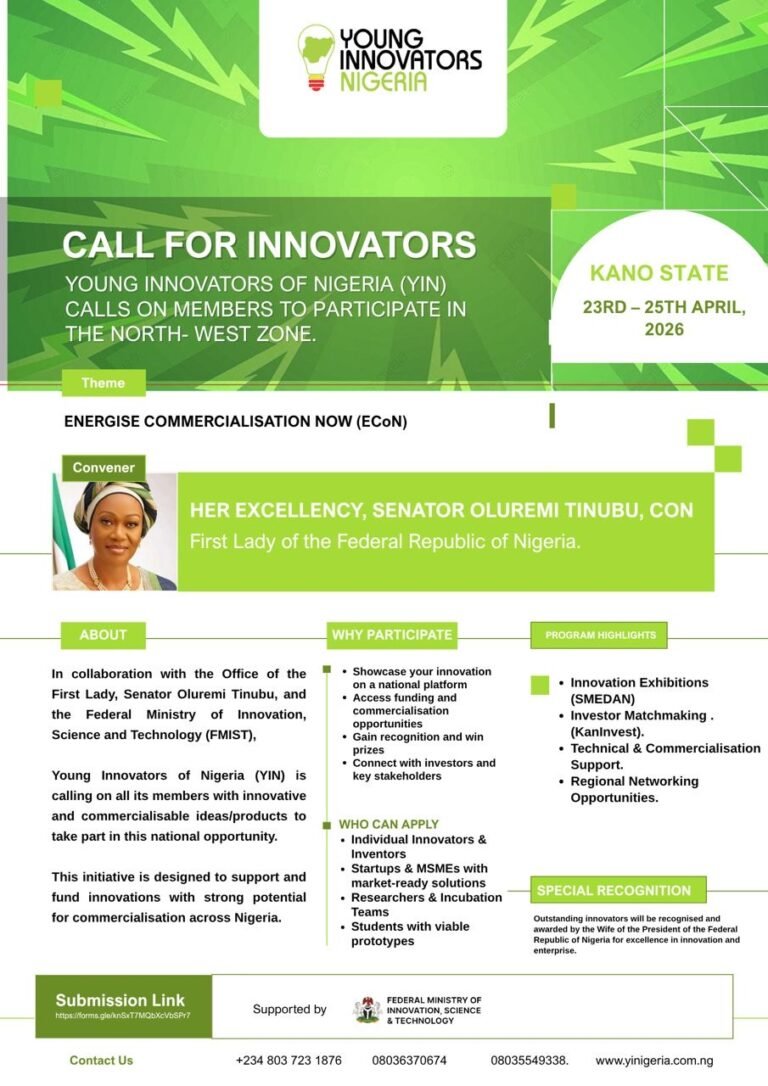 CALL FOR INNOVATORS – NORTH-WEST ZONE (ECoN Initiative 2026)