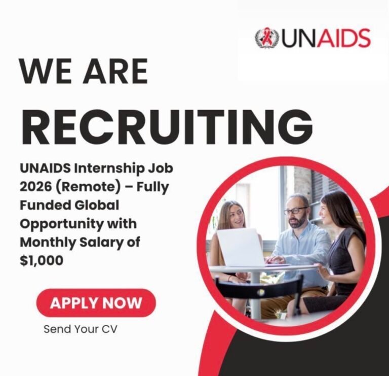 UNAIDS Internship 2026 (Remote)
