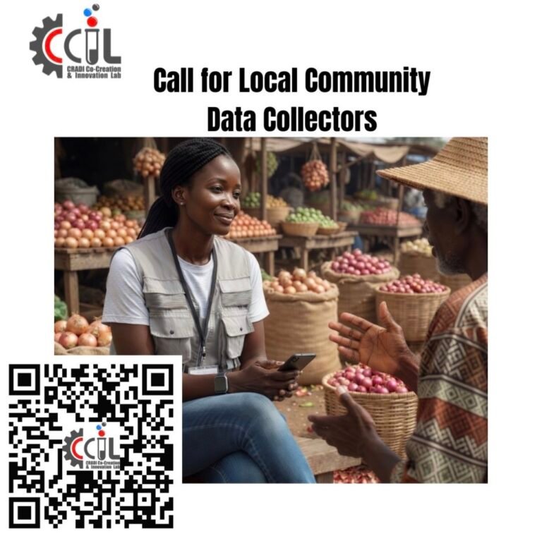 Data collection vacancies with Crest Research and Development Institute (CRADI)